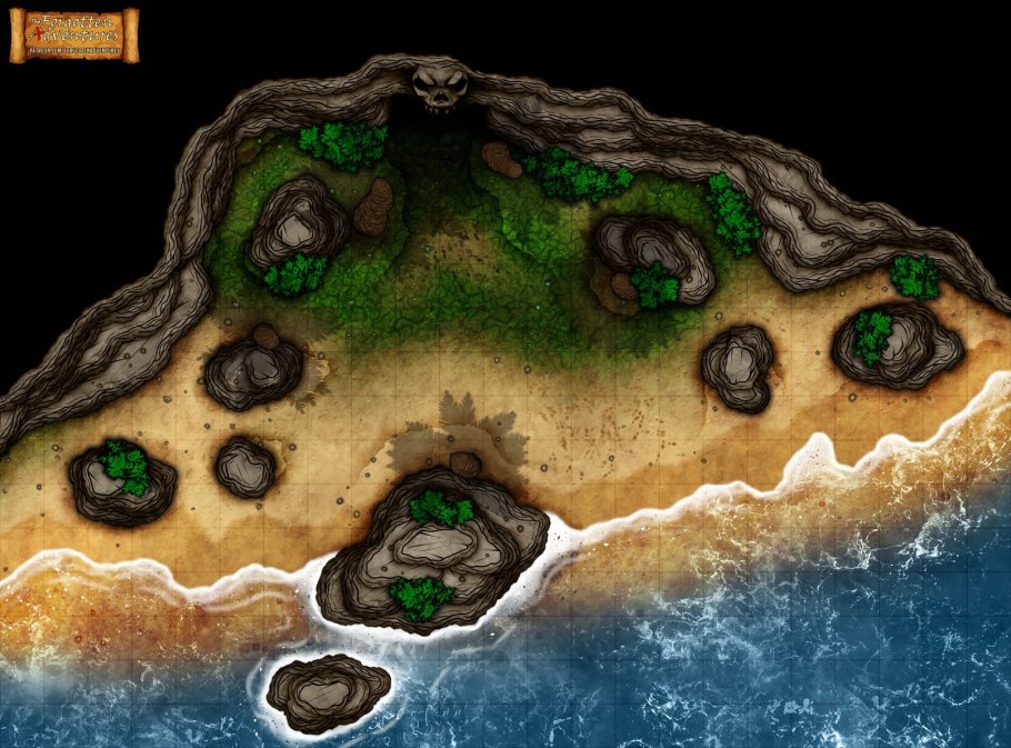 Карта ДНД берег