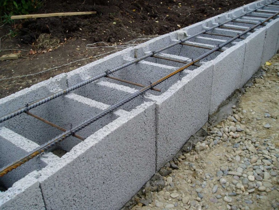 Блок ЖБИ несъемная опалубка