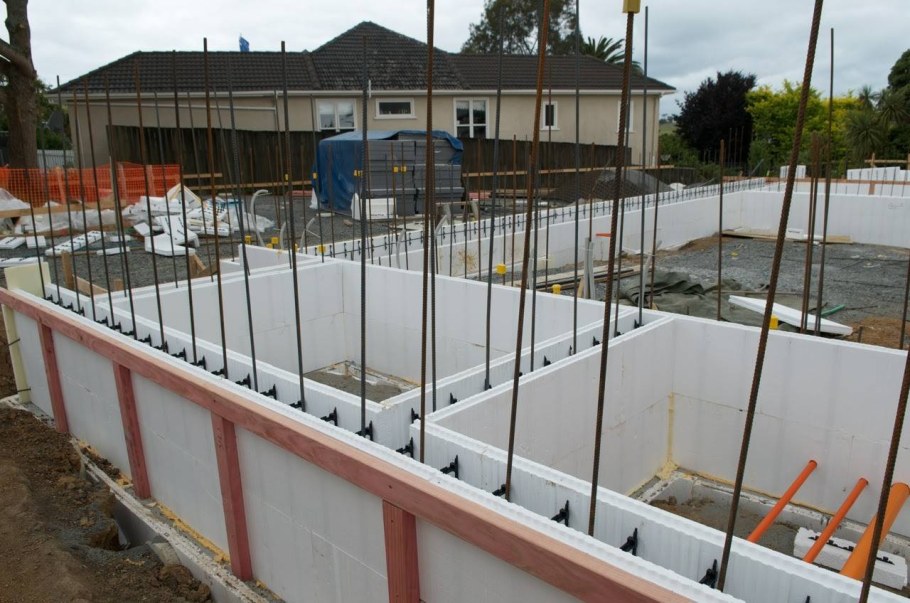 Монолит с несъемной опалубкой