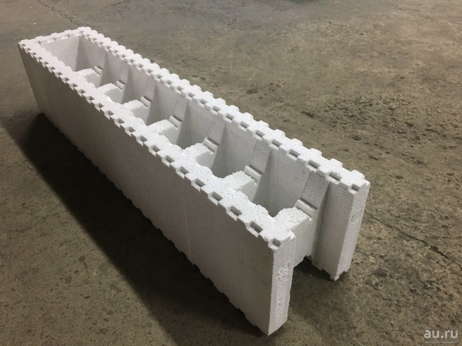 Несъемная опалубка торцевой блок1005х250х250мм