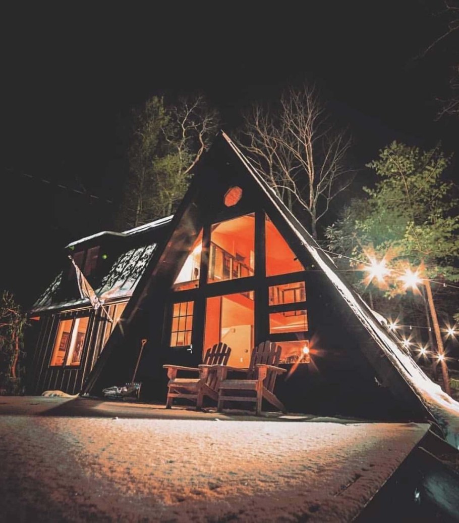 Рождественские треугольные дома