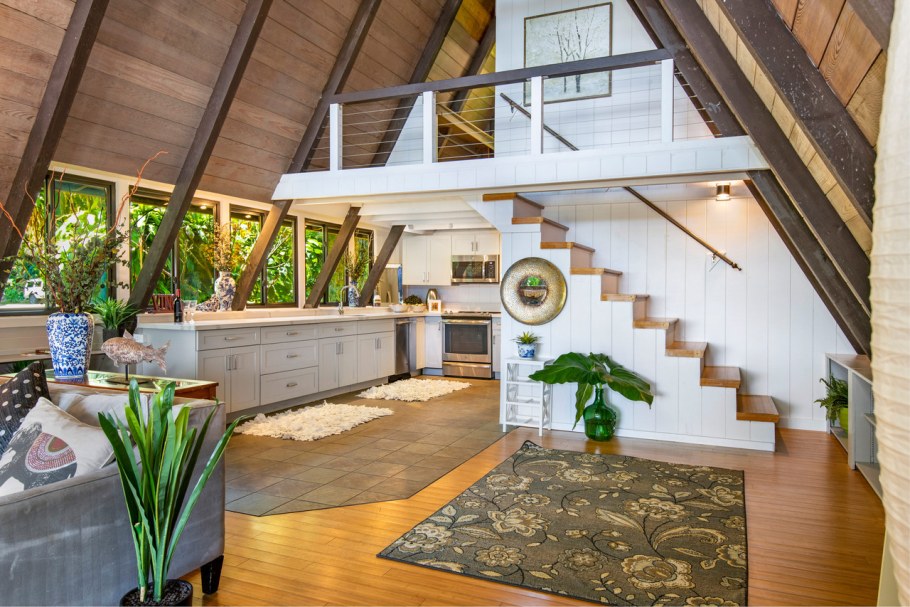 Дом а фрейм изнутри