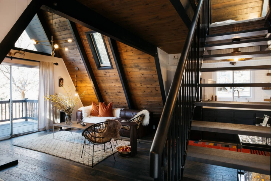 Дом a-frame (дом шалаш)