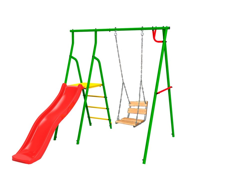 Rokids уличный спортивный комплекс с горкой УДК-1