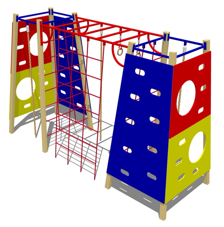 Игровой комплекс тропа 6410х11450х3360