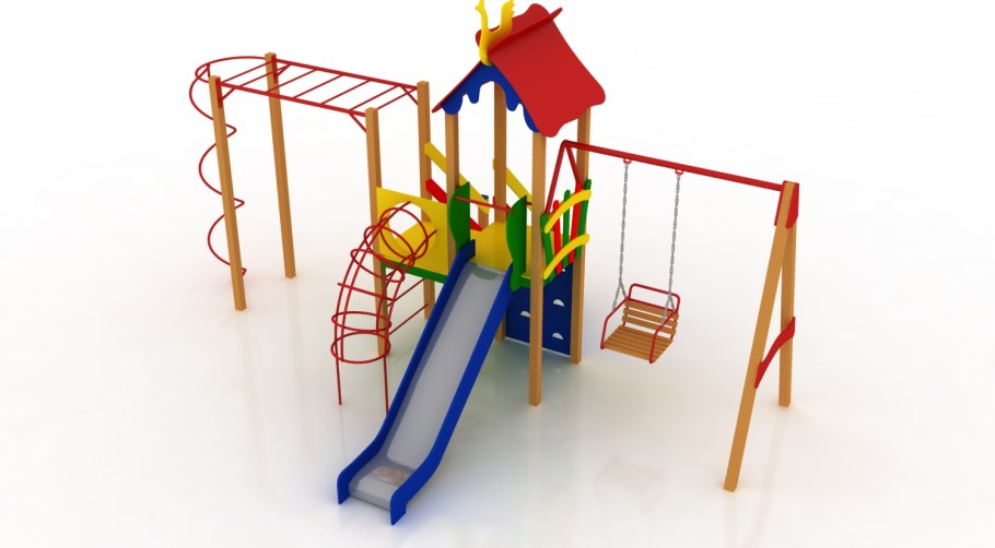 Лазалки на детской площадке