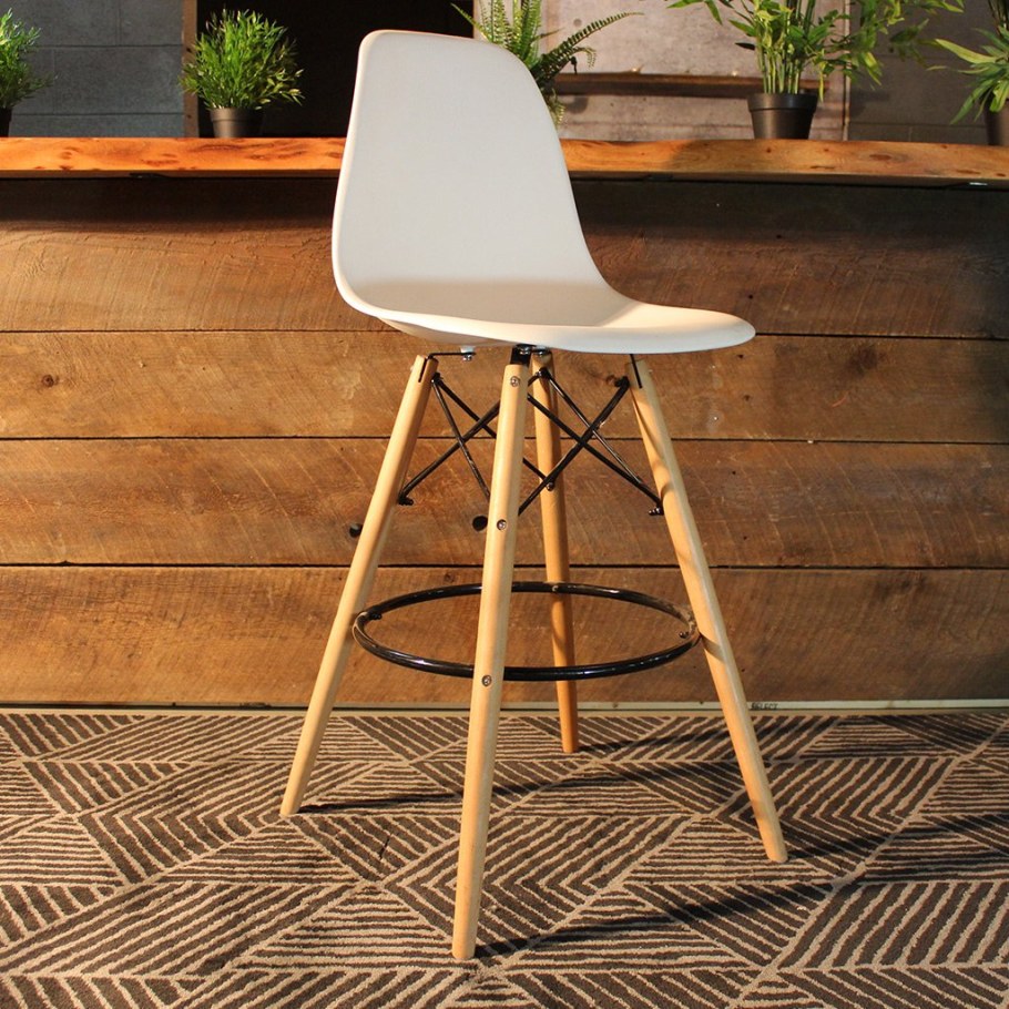 Стул Eames DSW барный белый