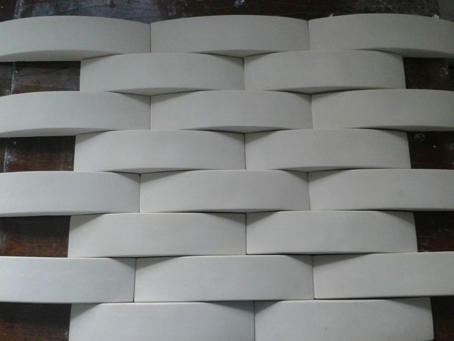 Декоративный кирпич волна