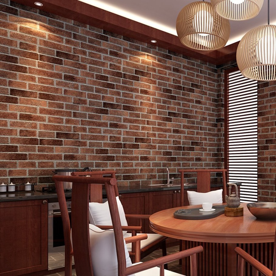 Декоративный кирпич в интерьере