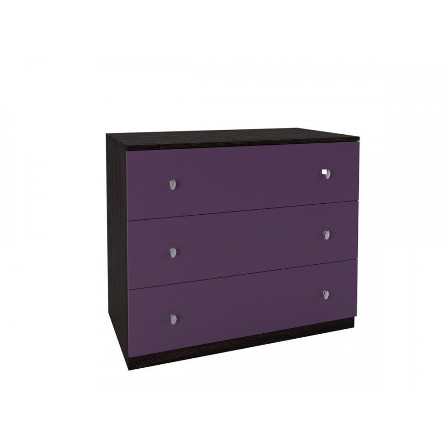 Комод орех с белым