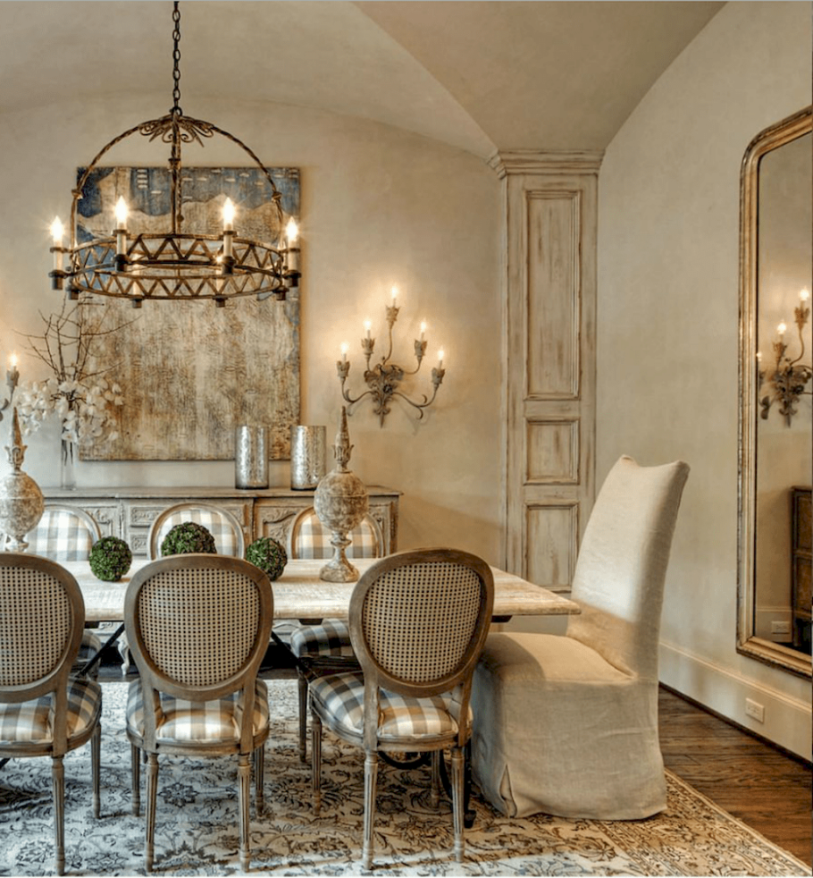 Светильники в стиле Прованс в интерьере