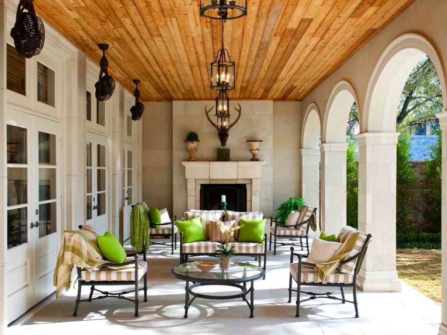 Веранда во французском стиле