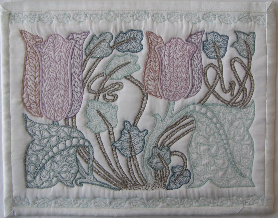 Схемы трапунто веночек