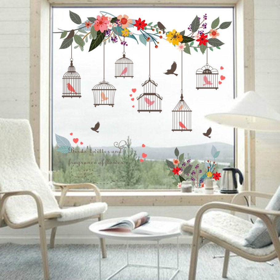 Весенний декор окна