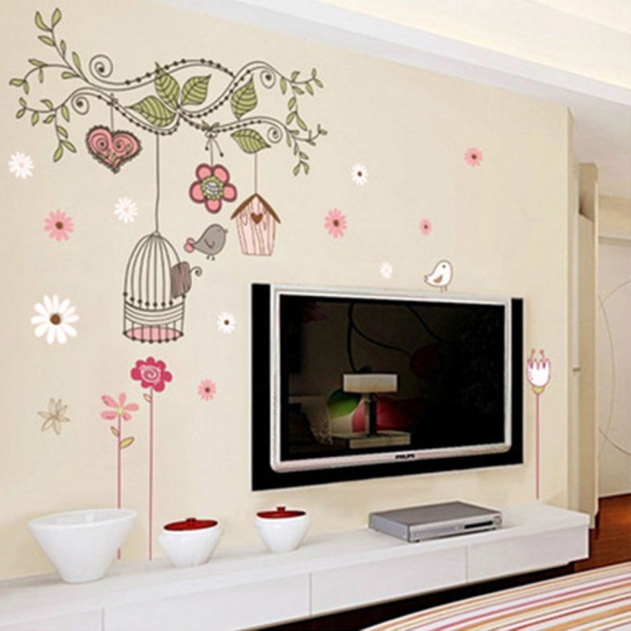 Виниловые наклейки на стену