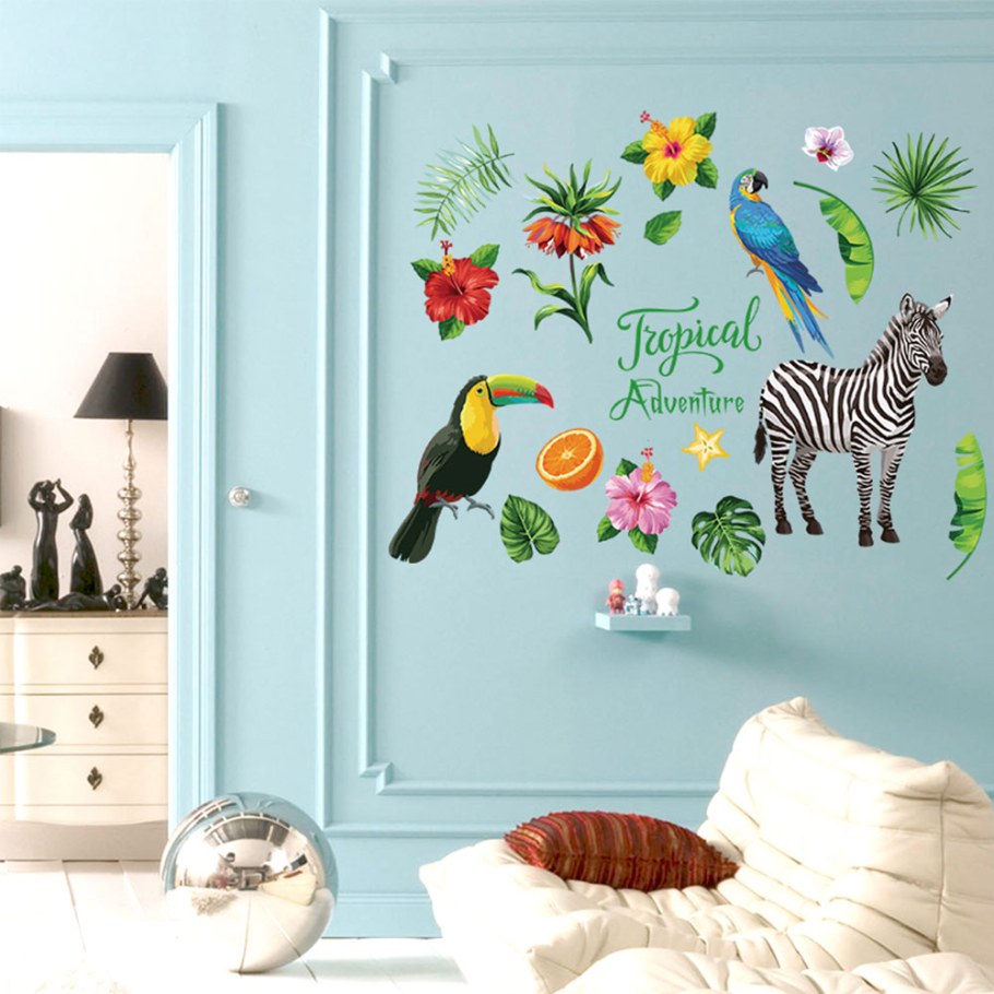 Объемные наклейки на стену для детей