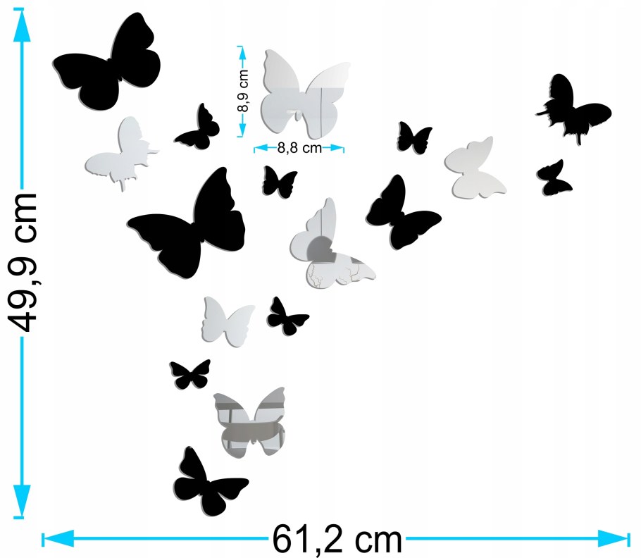 Бабочки липкие на стену