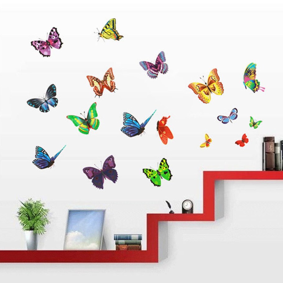 Стикеры бабочки на стену