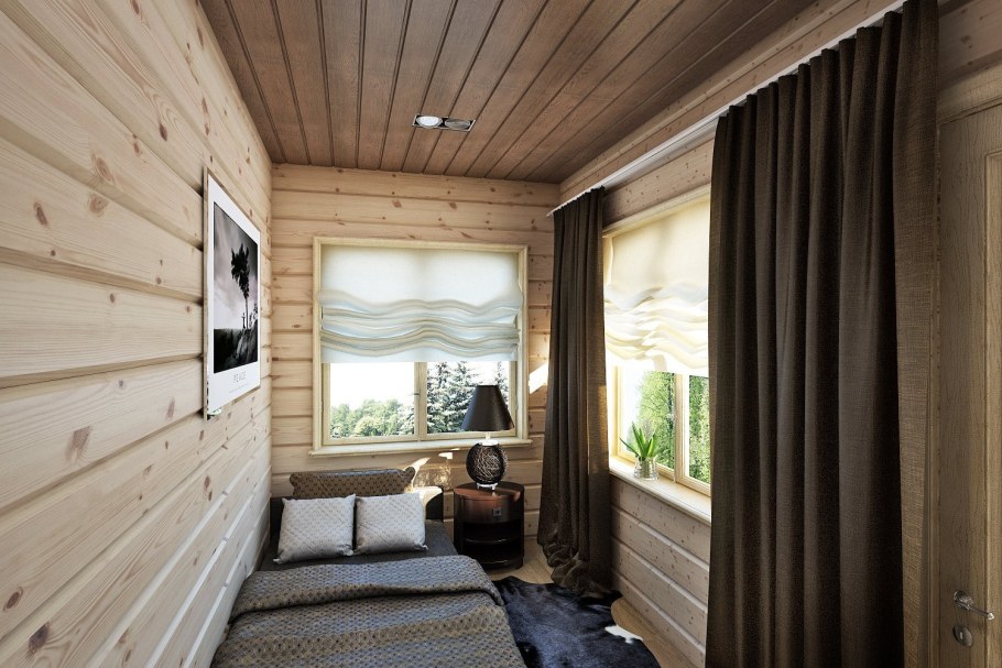 Имитация бруса 190 внутри