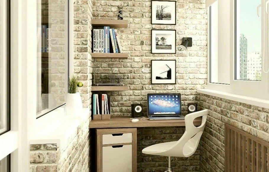 Интерьер балкона