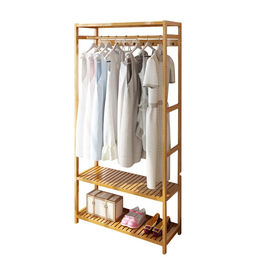 Вешалка напольная гардероб из дерева