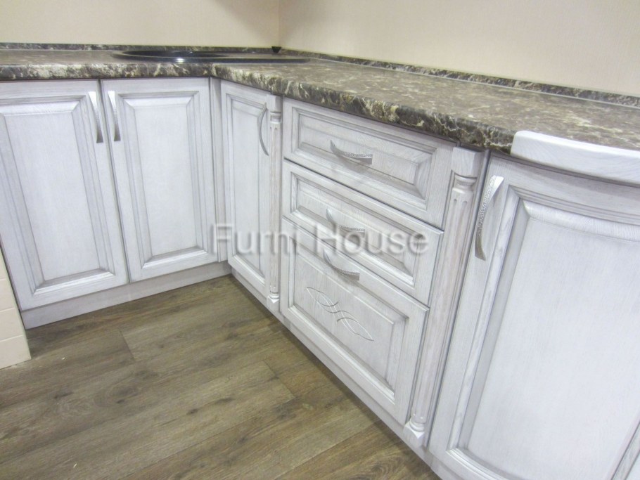 Дуб выбеленный патина серебро