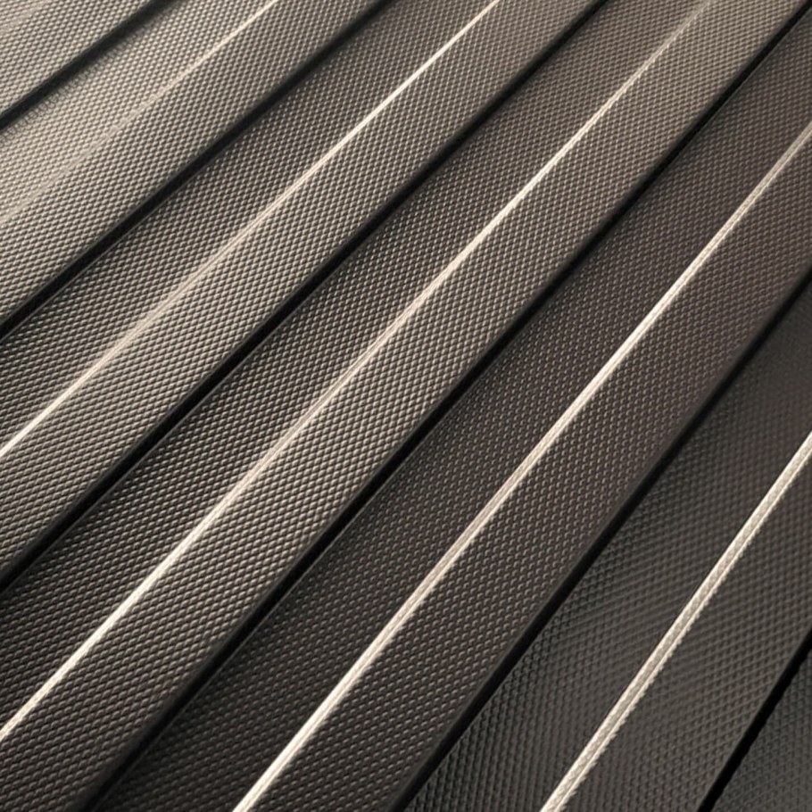 Профнастил с8 рельефный ромб 0.4 мм 1,2х2м, цвет коричневый