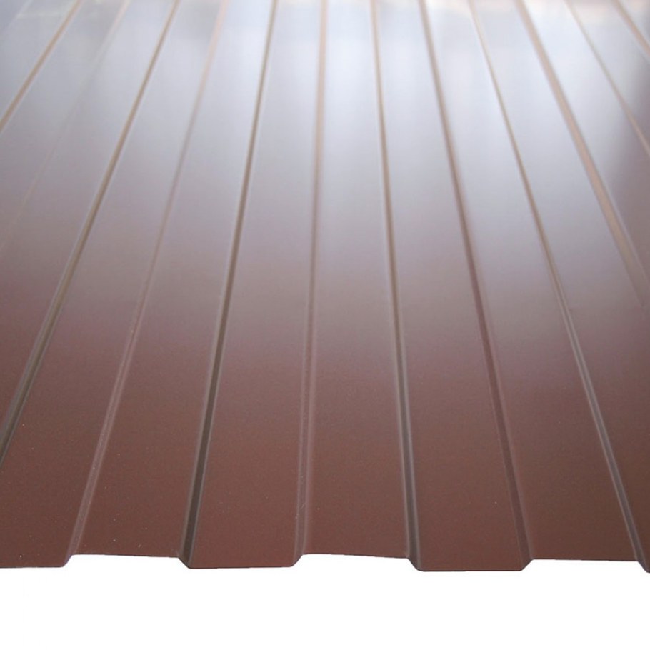 Профнастил с-8 RAL 8017 коричневый шоколад 1200х2000х0.4мм 2.4м2
