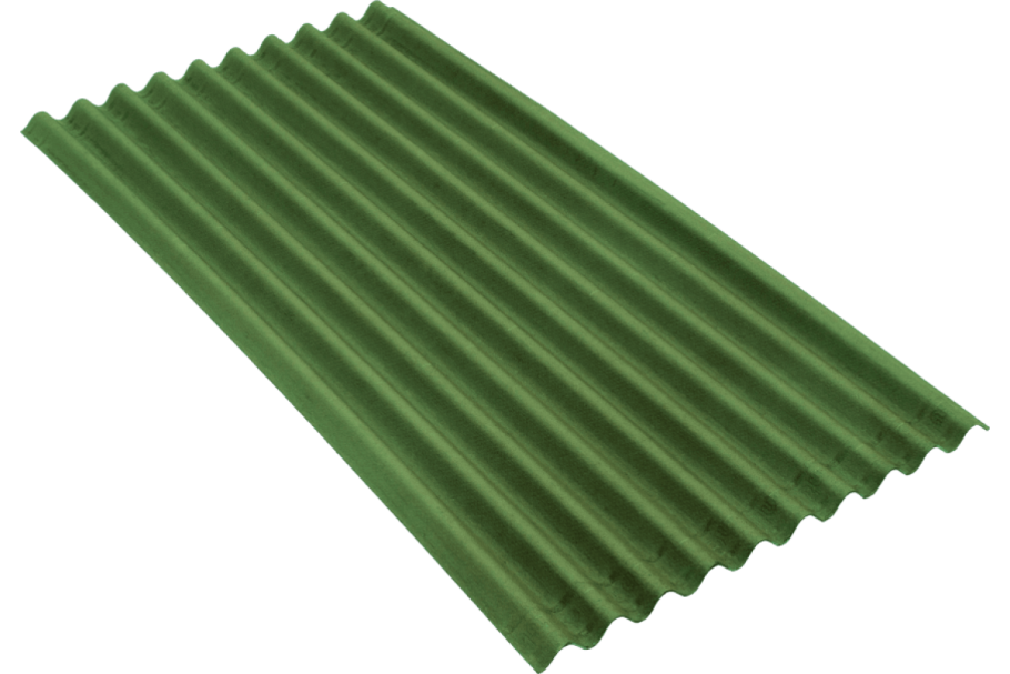 Лист ондулин Smart (0.95х1.95 м) зеленый
