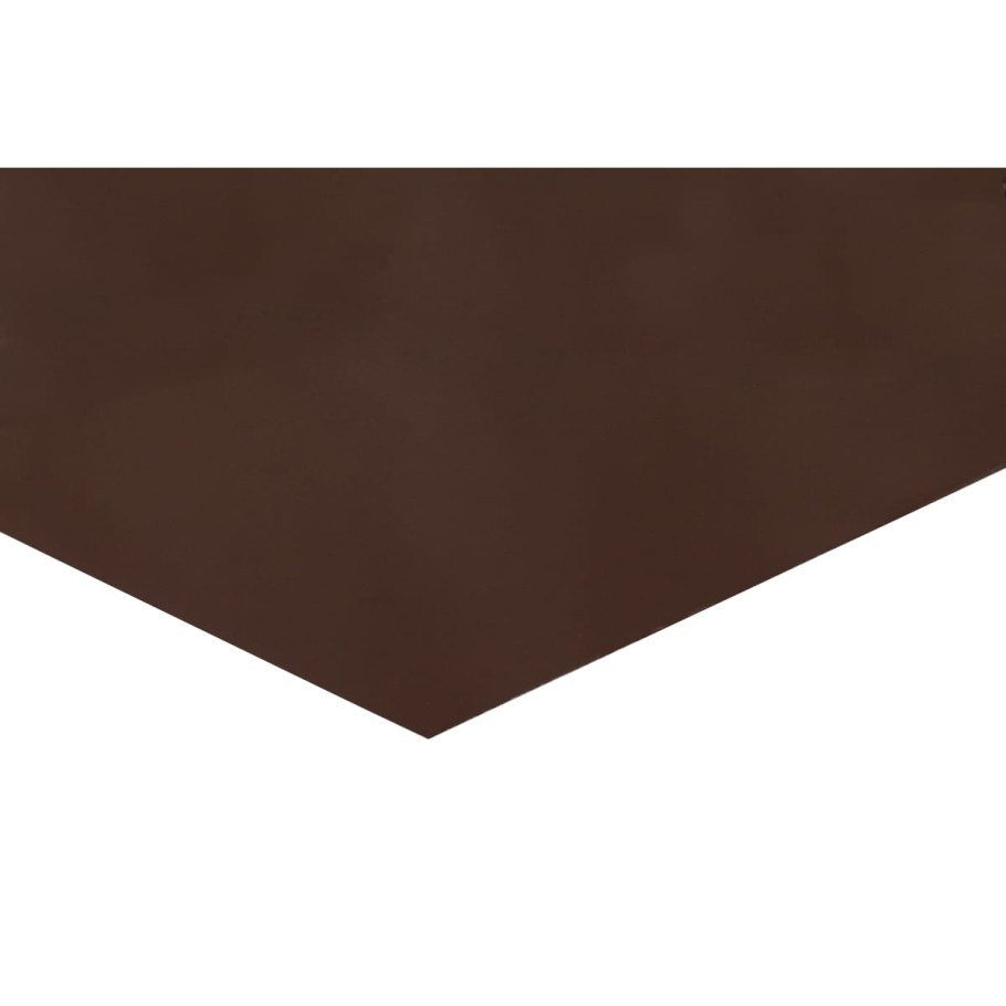 Лист гладкий коричневый 8017
