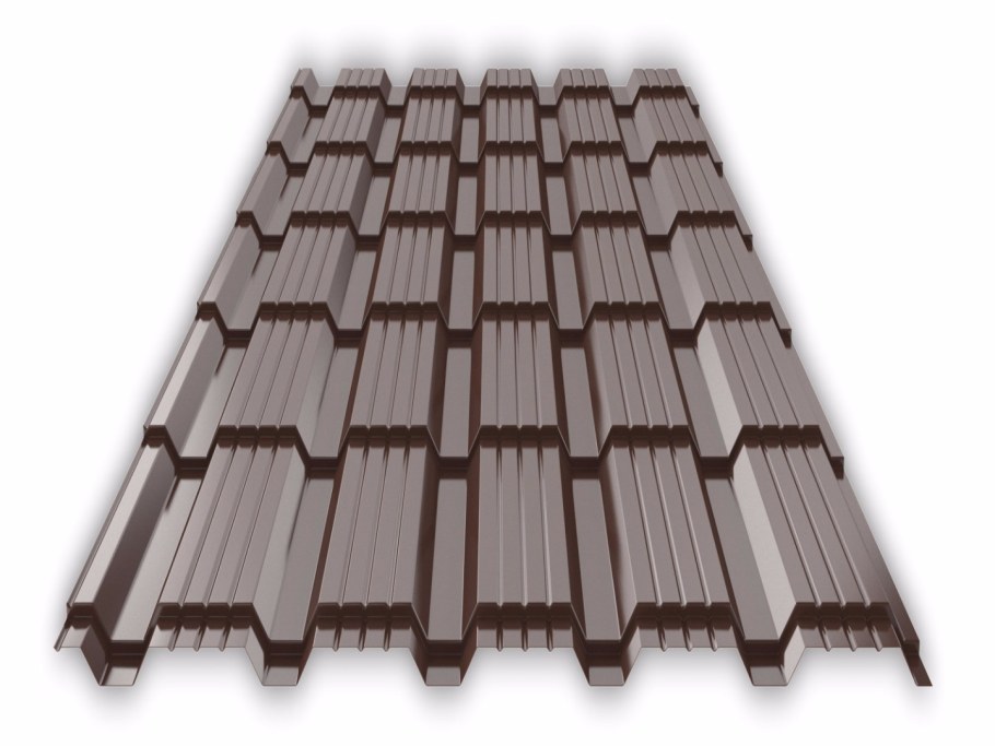 Металлочерепица Каскад RAL 8017