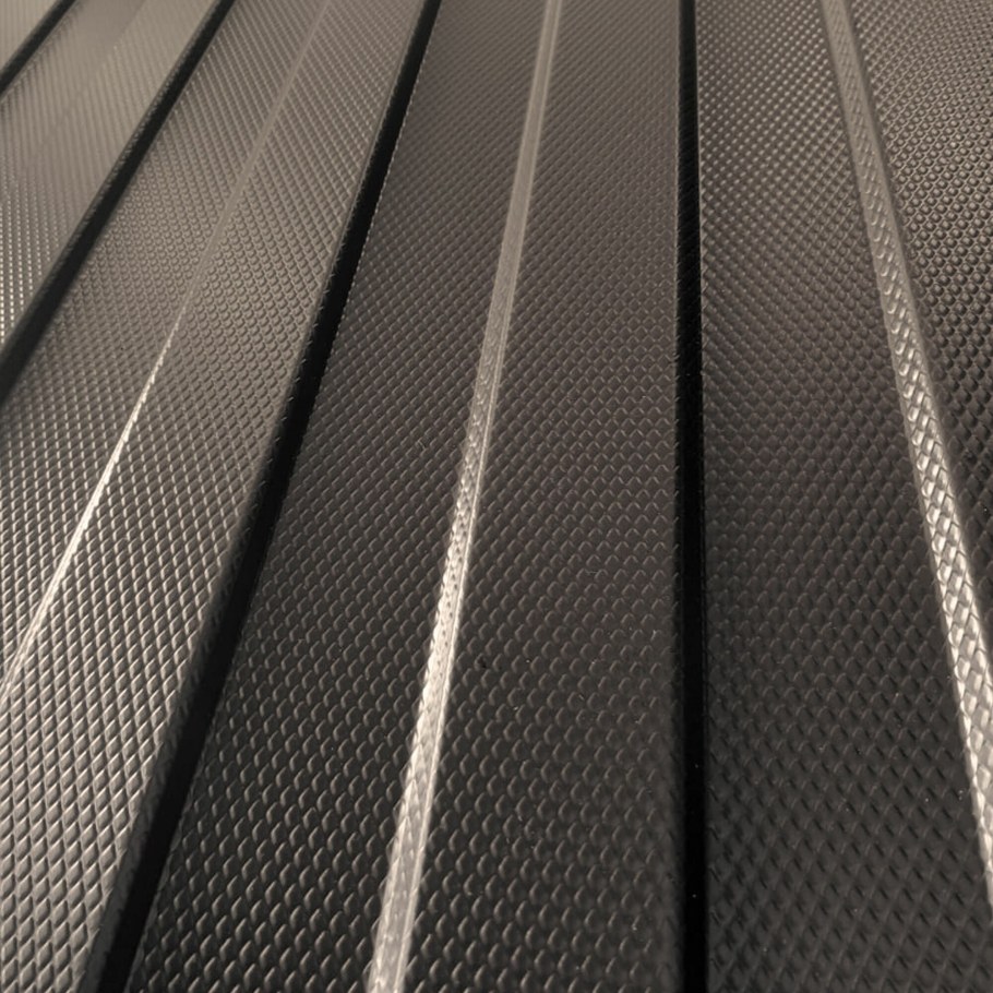 Профнастил с8 рельефный ромб 0.4 мм 1,2х2м, цвет коричневый