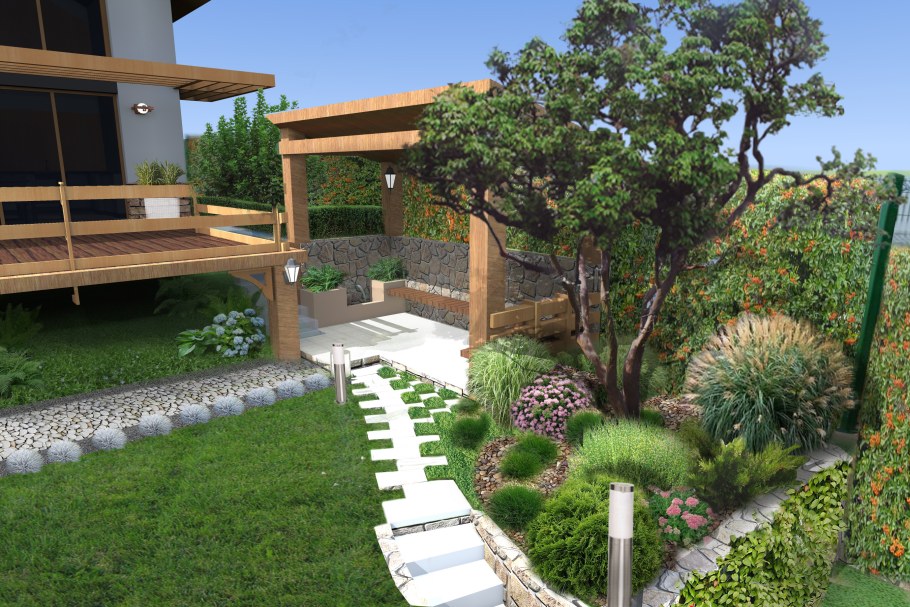 Ландшафт участка 6 соток