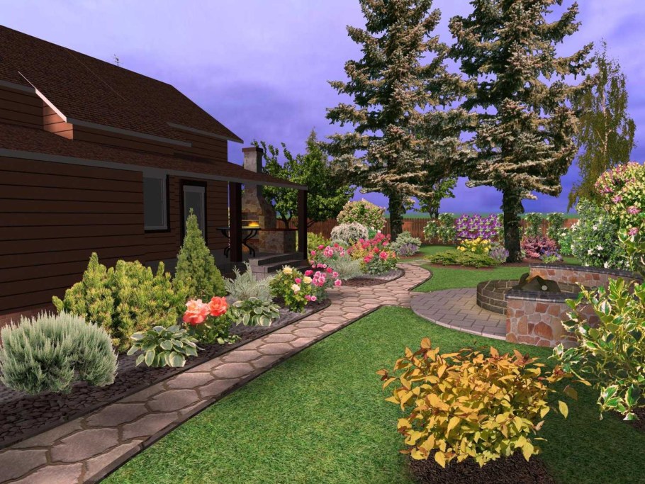 Визуализация дачного участка