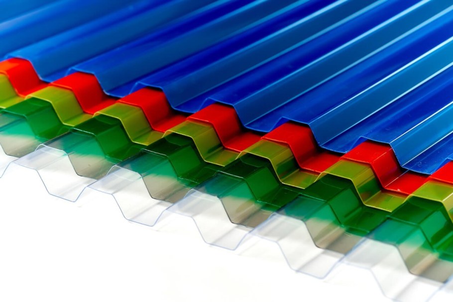Поликарбонат прозрачный шифер МП-20 (1,15*2м)