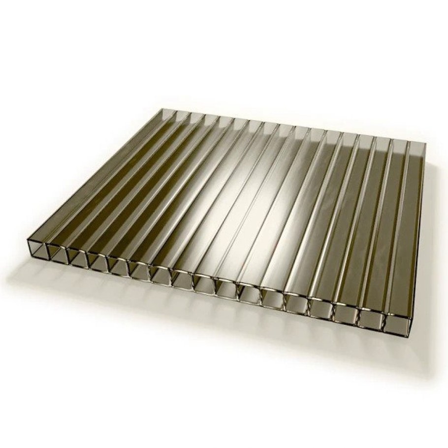 Поликарбонат сотовый (бронза) 2,1*6,0м 6мм Ultramarin Россия