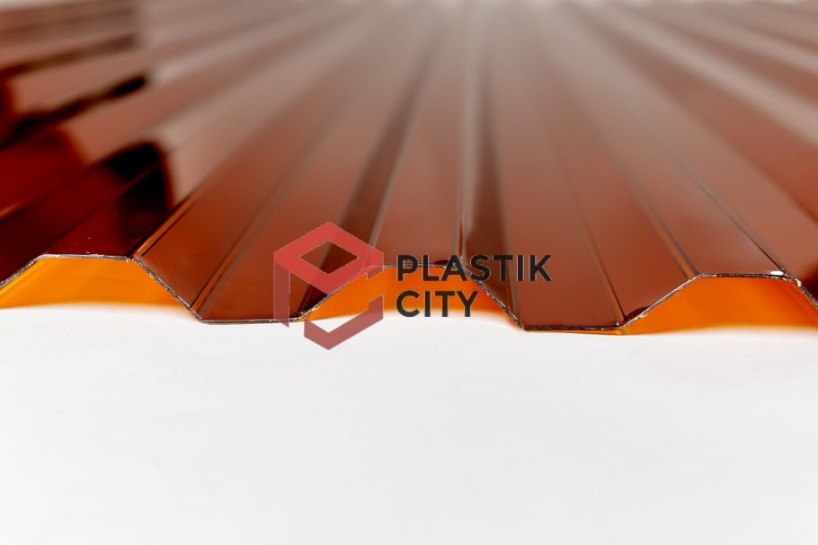 Профилированный монолитный поликарбонат МП-20