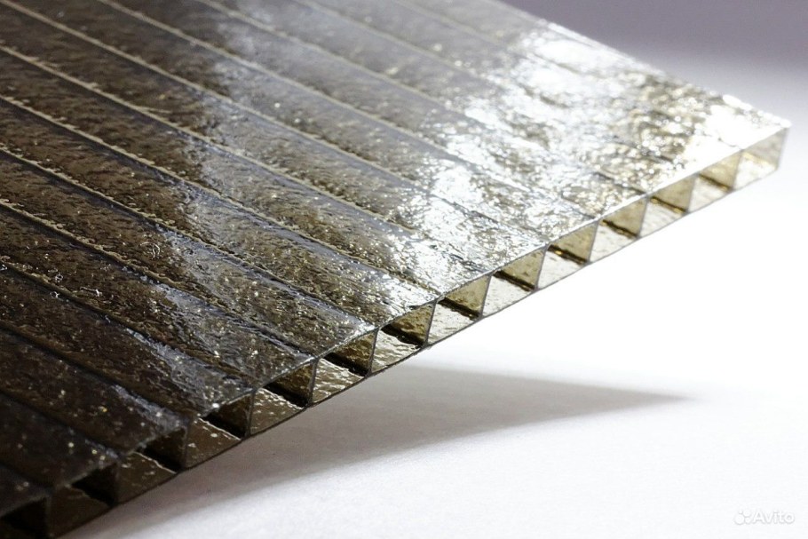 Карбогласс премиум колотый лёд бронза