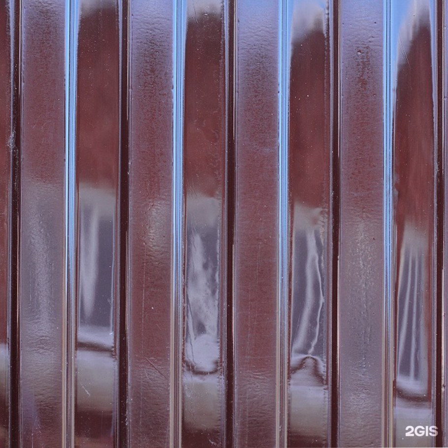 ПЭТ-профлист 2000х800х1мм графит глухой