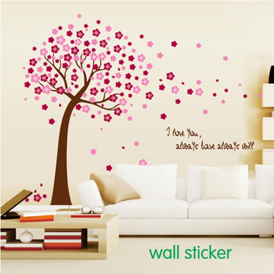 Интерьерная наклейка на стену дерево