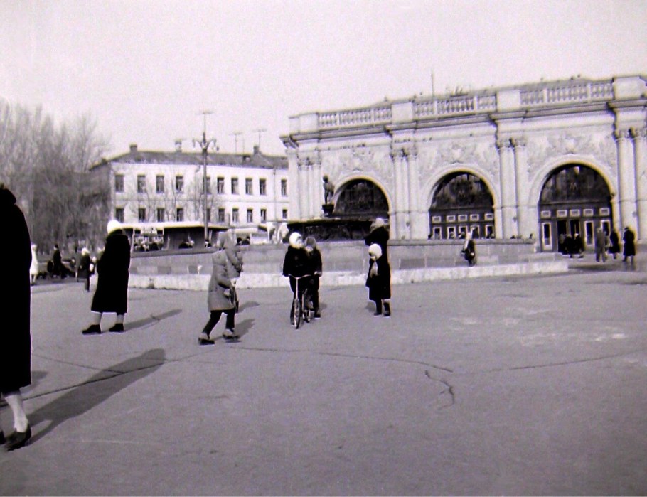 Москва Арбатская площадь 1960