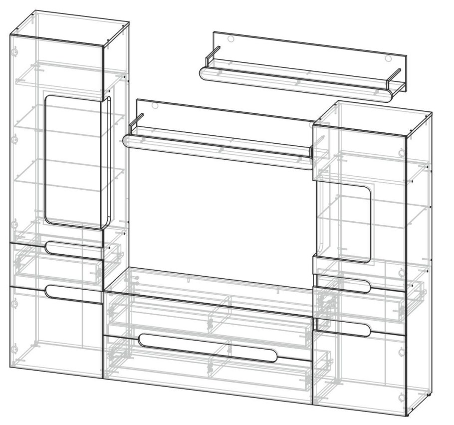 Гостиная Палермо ясень шимо