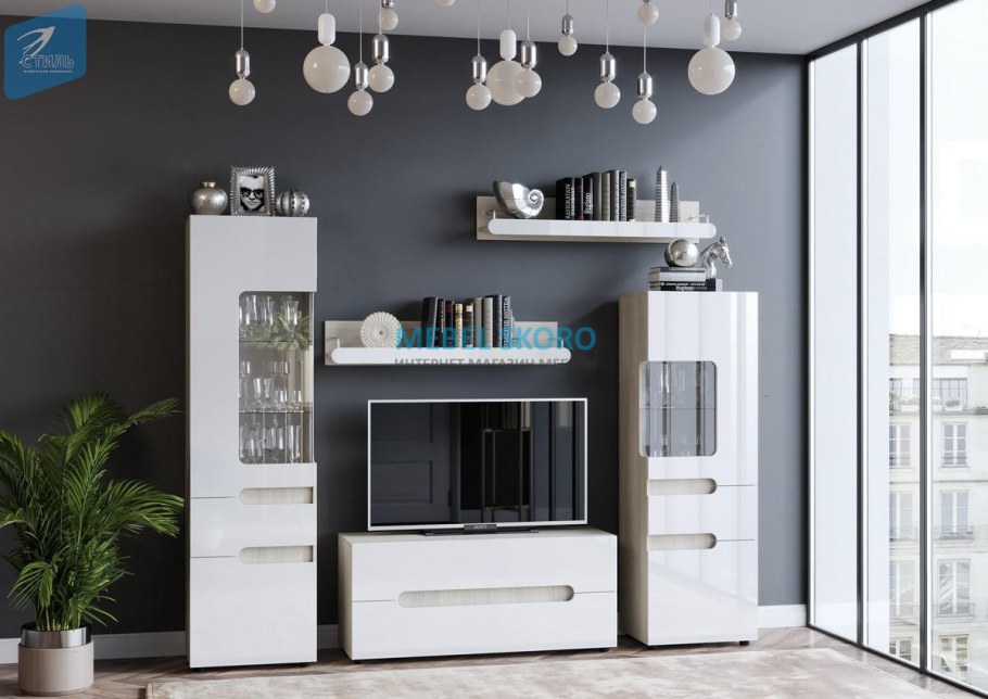 Гостиная модульная “Палермо Файн-лайн”