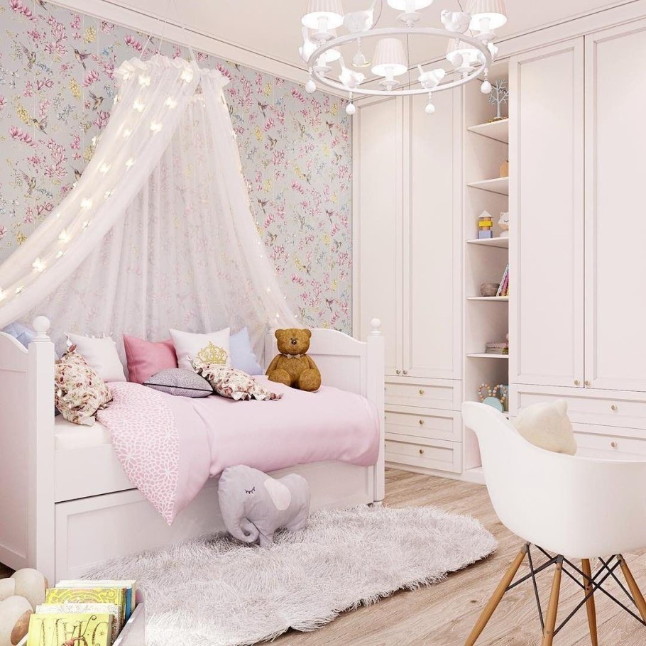 Нежный интерьер комнаты