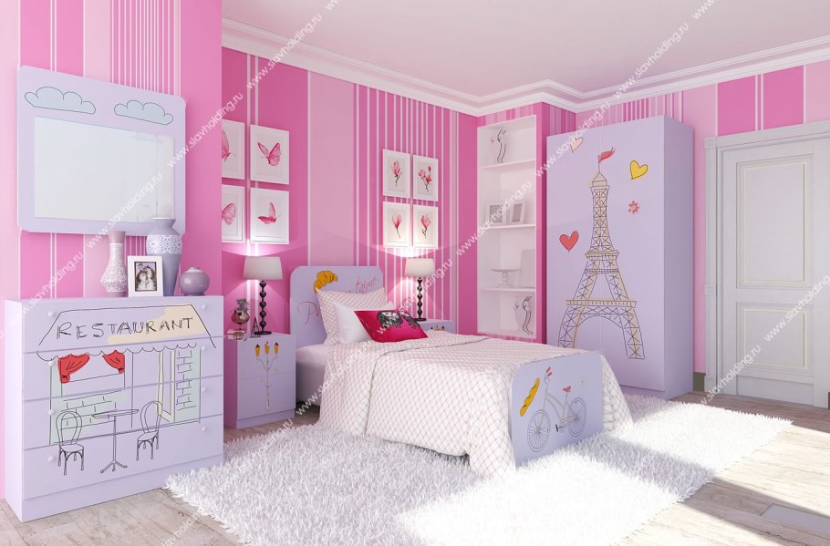 Детская для девочки Париж