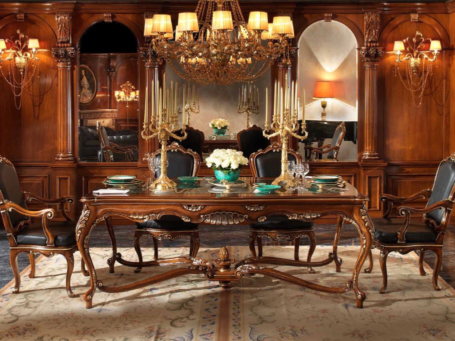 Итальянская мебель вип дерево в интерьере