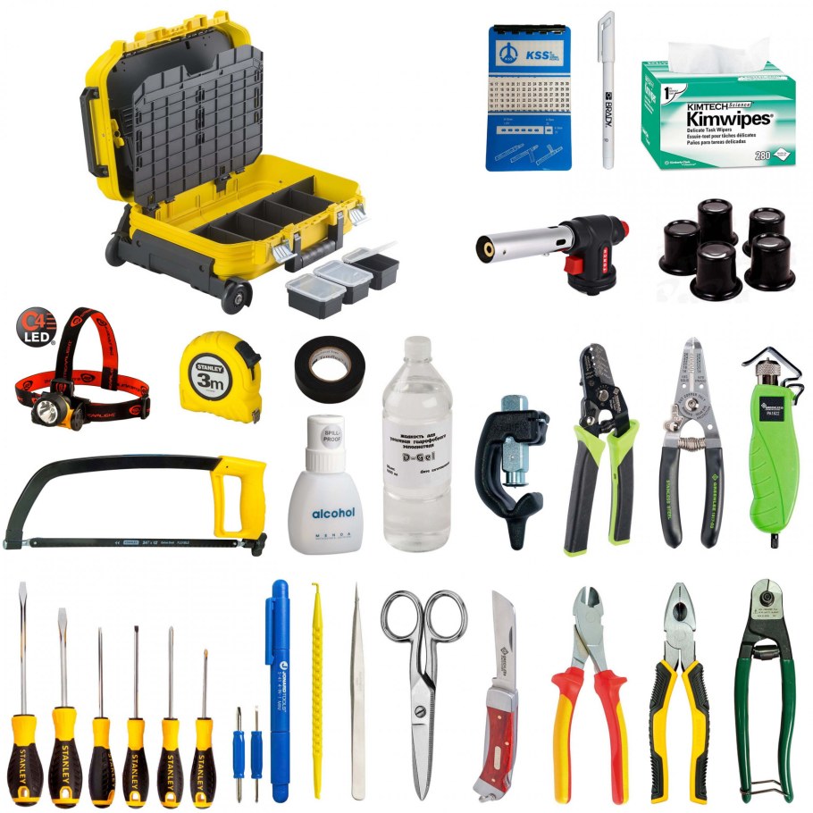 Набор инструментов для монтажа оптического кабеля ним-эксперт