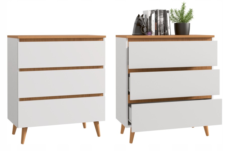 Комод прикроватная Вега Скандинавия