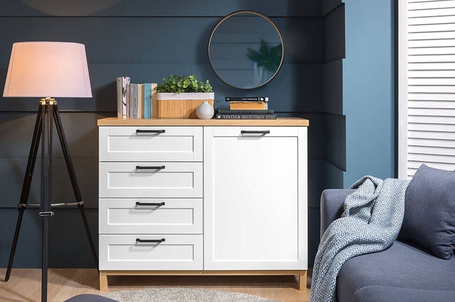 Белый комод мебель БРВ