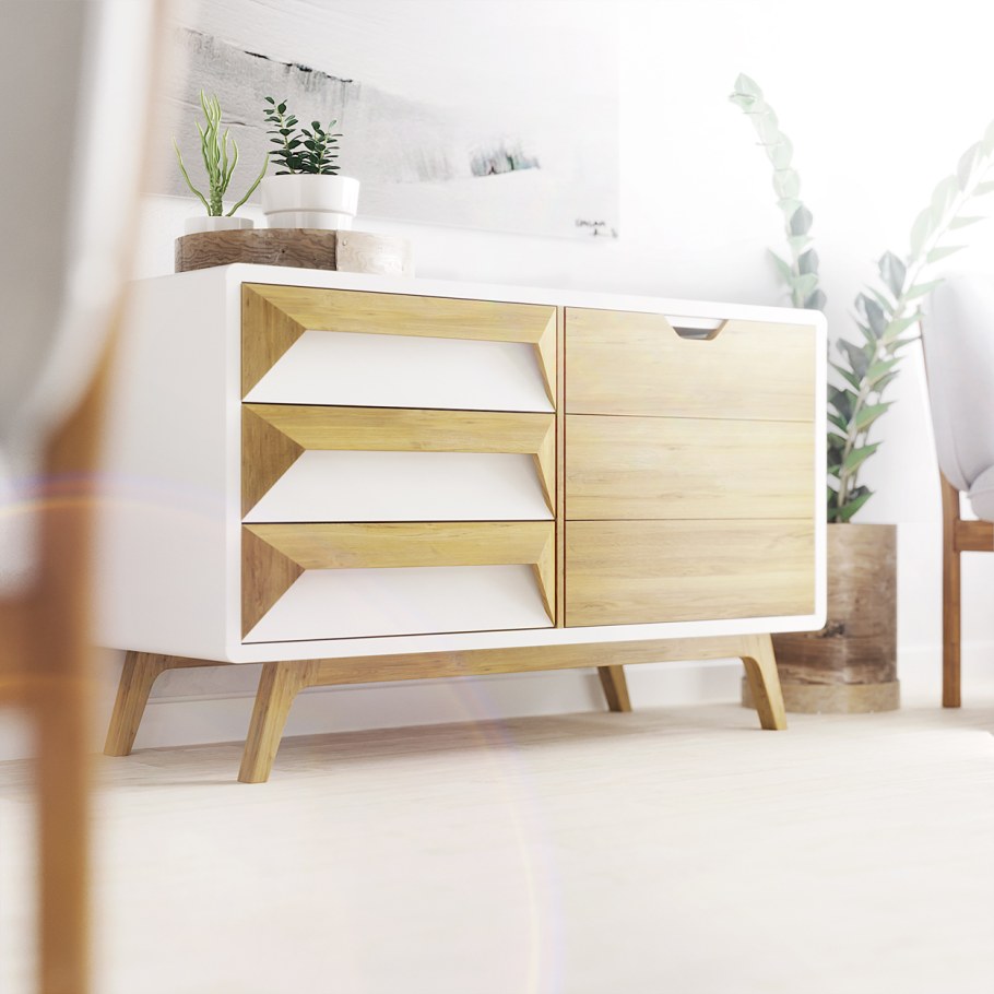 Тумба Сканди 80 см